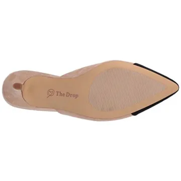 Two-Tone Pointed Toe Mules by The Drop - Stylish & Chic