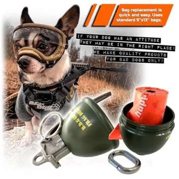 Bad Dog Gang Tactical Poop Bag Holder for Stylish Owners