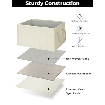 Store and Organize with StorageWorks Foldable Baskets