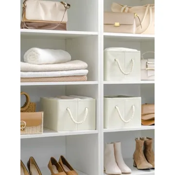 Store and Organize with StorageWorks Foldable Baskets