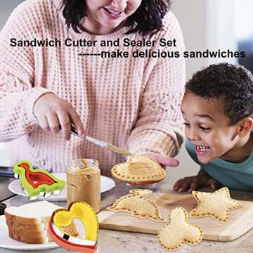 Unique 27PCS Sandwich Cutter and Sealer Set for Kids