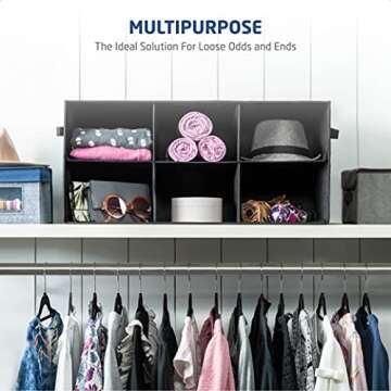 ZOBER Shoe Organizer, Compact Space Saver, Sturdy Cardboard, Ideally Sized, Easy Access