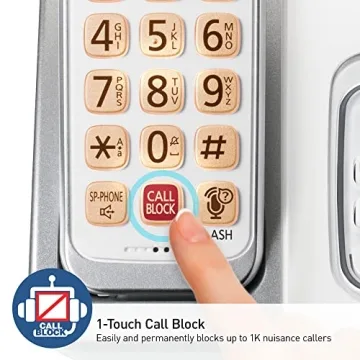 Panasonic Cordless Phone with Answering Machine and Call Blocking