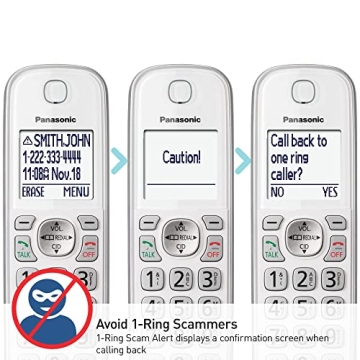 Panasonic Cordless Phone with Answering Machine and Call Blocking