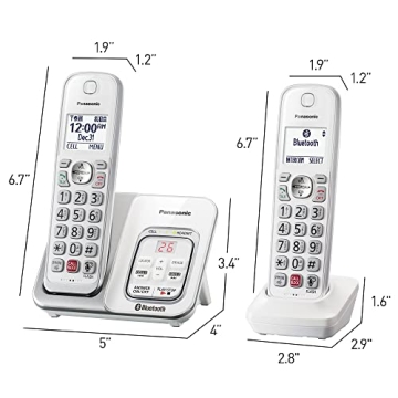 Panasonic Cordless Phone with Answering Machine and Call Blocking