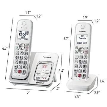 Panasonic Cordless Phone with Answering Machine and Call Blocking