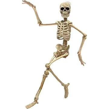Realistic COYOAL 16" Halloween Skeleton Prop for Decor