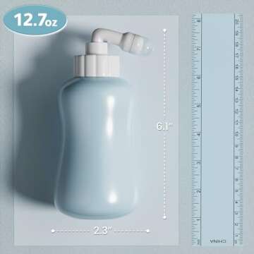 Peri Bottle for Postpartum Care and Perineal Cleansing | 12.7 OZ(Baby Blue)