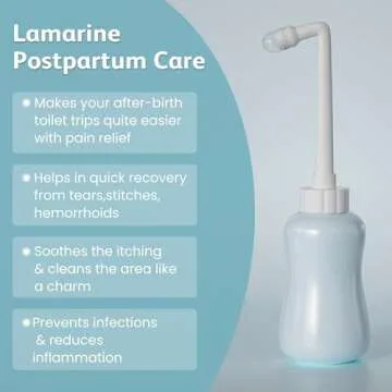 Peri Bottle for Postpartum Care and Perineal Cleansing | 12.7 OZ(Baby Blue)