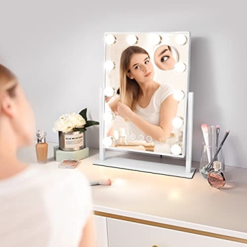 Stylish NUSVAN Vanity Makeup Mirror with Adjustable Lighting