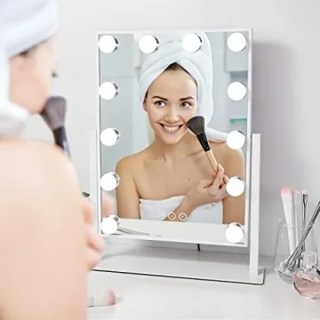 Stylish NUSVAN Vanity Makeup Mirror with Adjustable Lighting