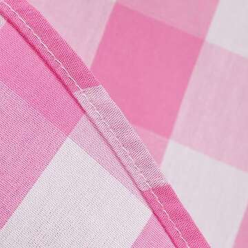 50s Pink Plaid Halter Dress for Women Retro Style