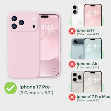 Ktele Magnetic Case for iPhone 17 Pro - Slim and Protective with MagSafe Compatibility