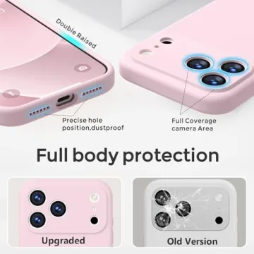 Ktele Magnetic Case for iPhone 17 Pro in Chalk Pink