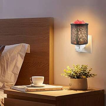 YUWENUS Elegant Wax Melt Warmer for Home and Gift