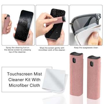 DauMeiQH 2 Pack Screen Cleaner Spray for All Devices