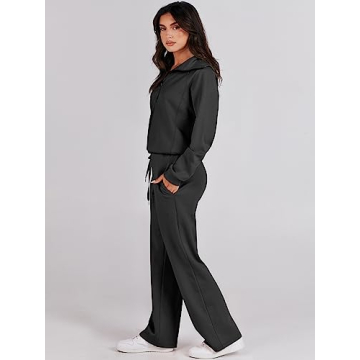 ANRABESS Women 2 Piece Sweatsuit Set - Chic Comfort