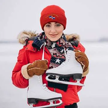 Speedy Pros Beanies for Men Dominican Republic Flag Embroidery Flags World Cup Soccer Winter Hats for Women Acrylic Skull Cap 1 Size Black Design Only