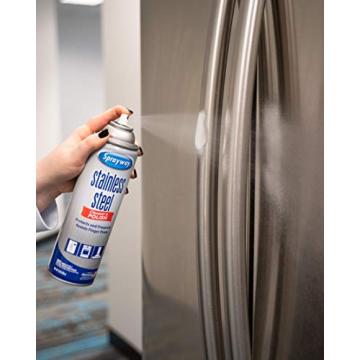 Sprayway Water-Based Stainless Steel Cleaner for Streak-Free Shine