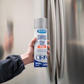 Sprayway Water-Based Stainless Steel Cleaner for Streak-Free Shine
