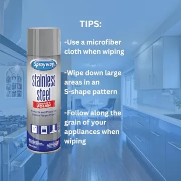 Sprayway Water-Based Stainless Steel Cleaner for Streak-Free Shine