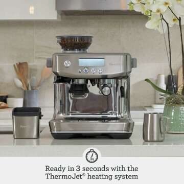 Breville Barista Pro Espresso Machine in Damson Blue
