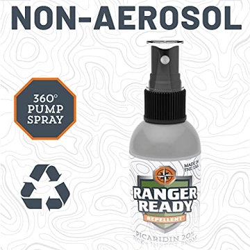 Ranger Ready Picaridin Bug Spray - Long-lasting Mosquito Protection