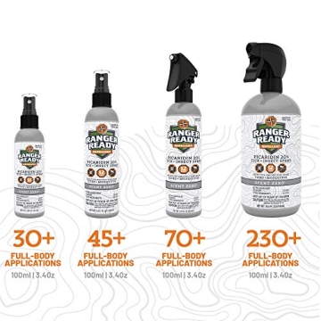 Ranger Ready Picaridin Bug Spray - Long-lasting Mosquito Protection