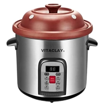 Vitaclay Smart Organic Clay Multi Stock Pot for Healthy Cooking