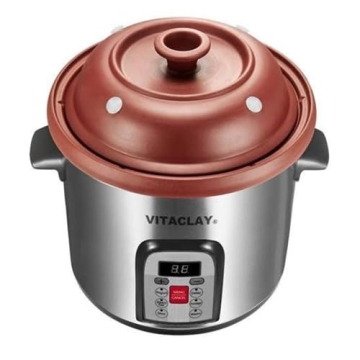 Vitaclay Smart Organic Clay Multi Stock Pot for Healthy Cooking