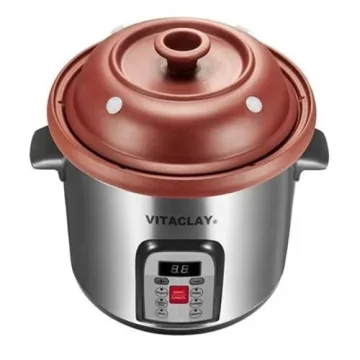 Vitaclay Smart Organic Clay Multi Stock Pot for Healthy Cooking