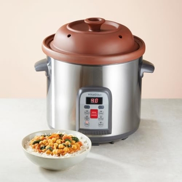 Vitaclay Smart Organic Clay Multi Stock Pot for Healthy Cooking