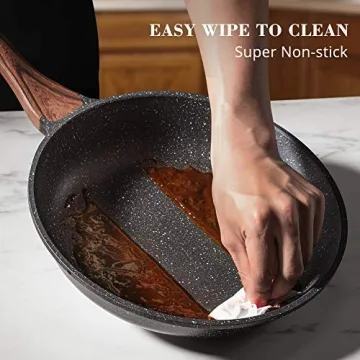 Nonstick Swiss Granite Frying Pan by SENSARTE