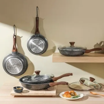 Nonstick Swiss Granite Frying Pan by SENSARTE
