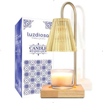 Luzdiosa Candle Warmer Lamp with 2 Bulbs - Vintage Style for Home Decor