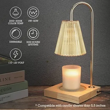 Luzdiosa Vintage Candle Warmer Lamp - Safe & Stylish
