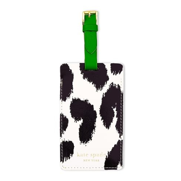 Kate Spade Luggage Tag for Women, Stylish Vegan Leather