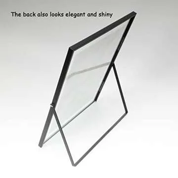 Elegant AhaGo Black Floating Frame - Perfect for Memories