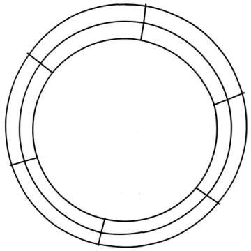 Craig Bachman Wire Wreath Frame - 3 Rings for Easy Crafting