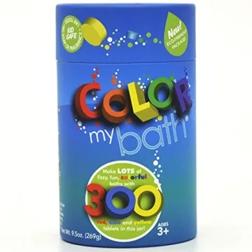 Eco-Friendly Color Changing Bath Tablets for Kids - 300 Count