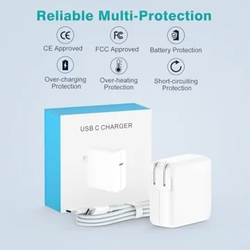 Compact 100W MacBook Pro and Air Charger with Cable