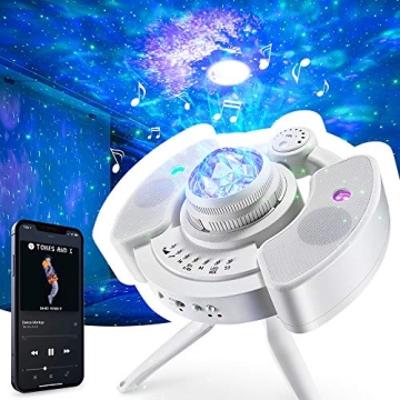 One Fire Nebula Galaxy Projector with Bluetooth Speaker