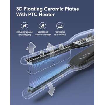 Wavytalk Pencil Flat Iron - Versatile Mini Hair Styler