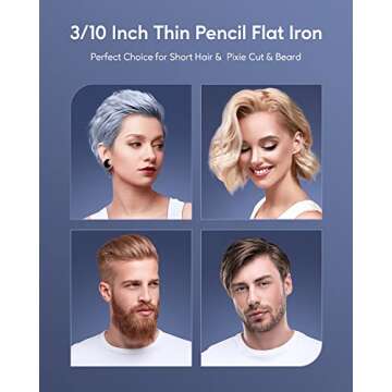 Wavytalk Pencil Flat Iron - Versatile Mini Hair Styler