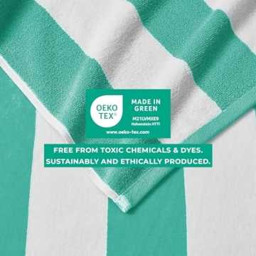 Great Bay Home Velour Cotton Pool Towels - 4 Pack