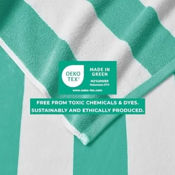 Great Bay Home Velour Cotton Pool Towels - 4 Pack