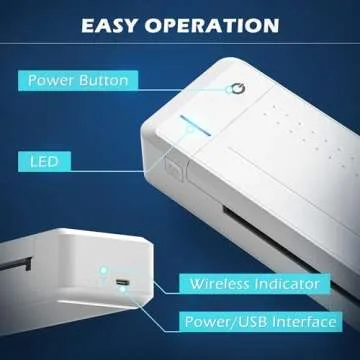 HPRT MT866 Portable Wireless Thermal Printer for All Devices