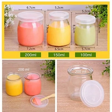 Buy Elegant Glass Jars for Yogurt & Desserts