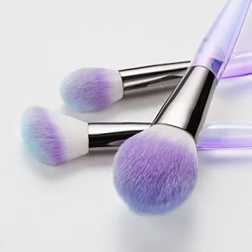 Makeup Brush Sets, Premium Synthetic Contour Blush Foundation Concealers Eye Shadows Eyebrow Cosmetic Brushes(10 pcs)