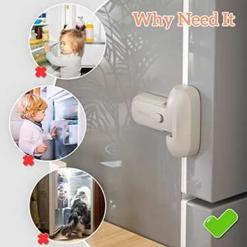 Secure Your Fridge with EUDEMON Child Proof Lock